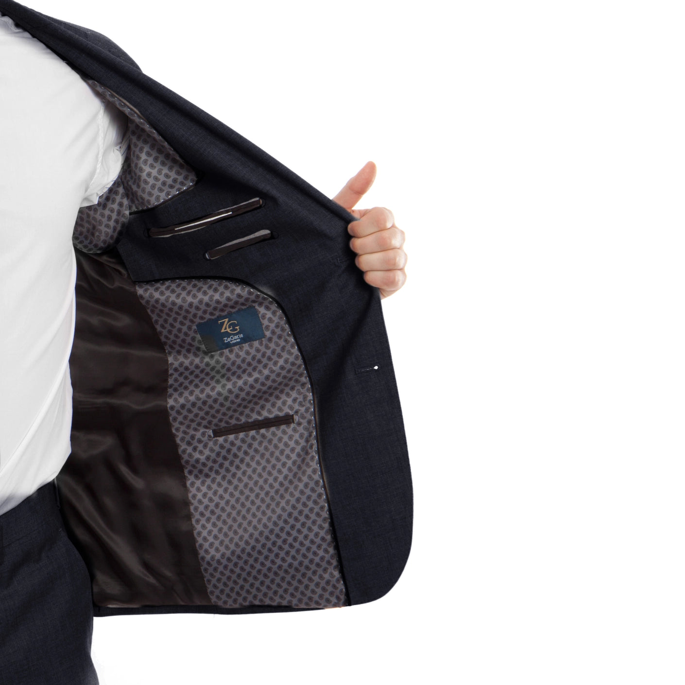 Modern Fit Wool Jacket.