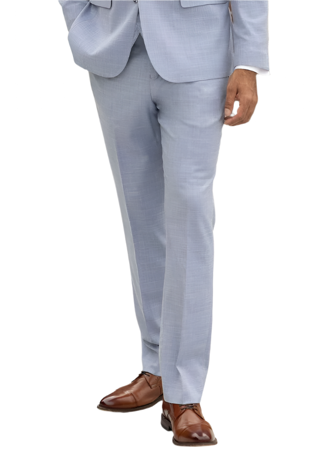 Oxford Blue Men's Stretch Wedding Suit