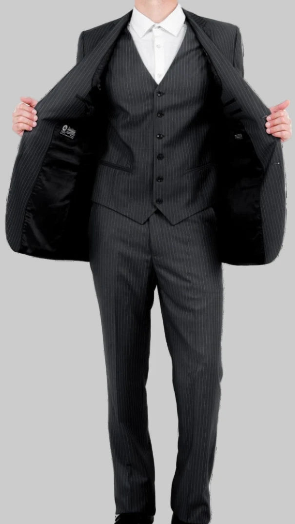 Men's Pin Stripe Suit Set.