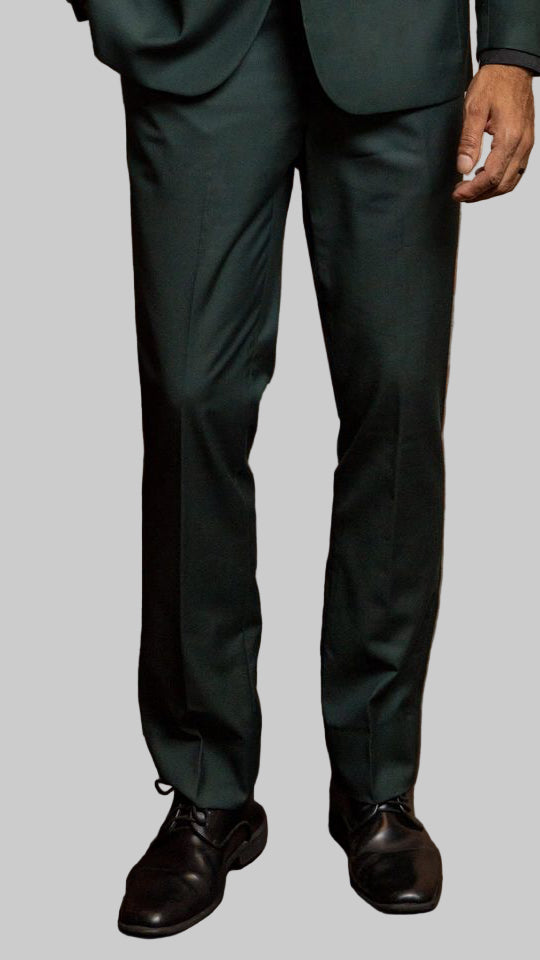 Dark Green Stretch Suit
