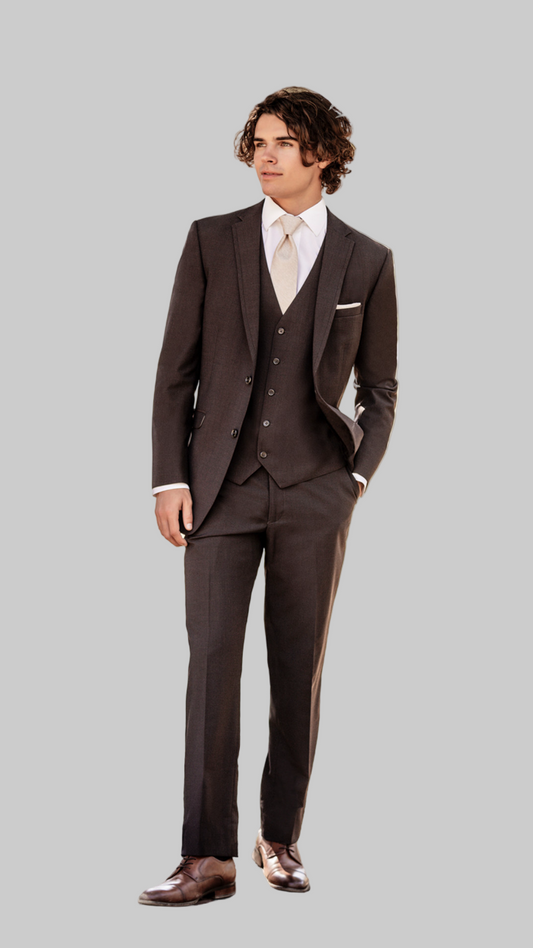 Light Brown Wedding Suit Rental Suitable Collection