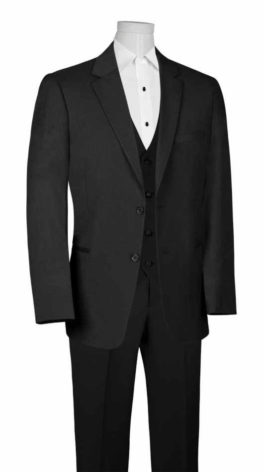Michael Kors Black Performance Wedding Suit.