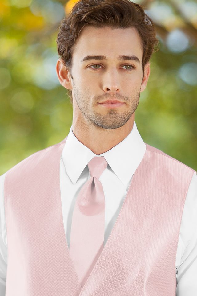 Solid Herringbone Neck Tie Rental