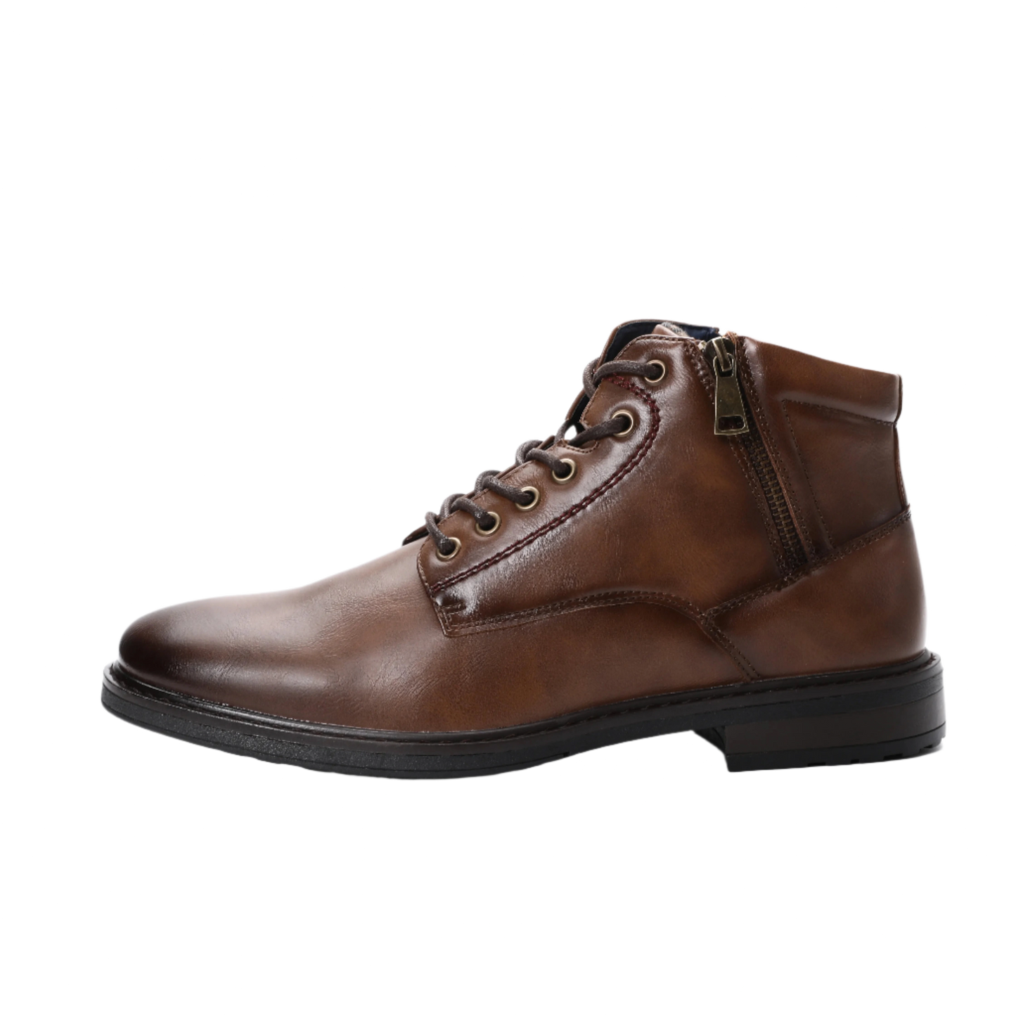 Men's Zip Lace-up Ankle Boots | Suitable Collection.