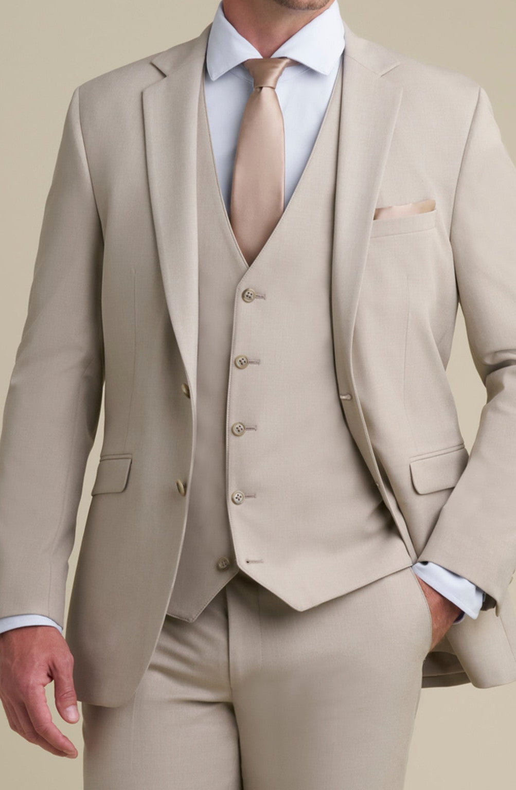 Allure Tan Suit Vest (Hamilton).