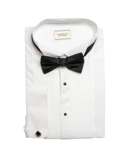 4-Way Stretch Tuxedo Shirt | Suitable Collection.
