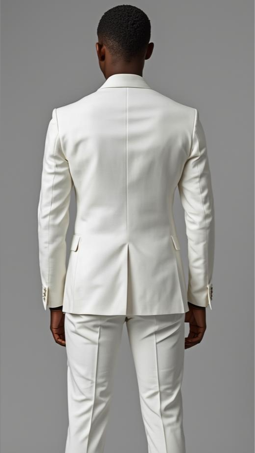 Signature Custom White Suit.