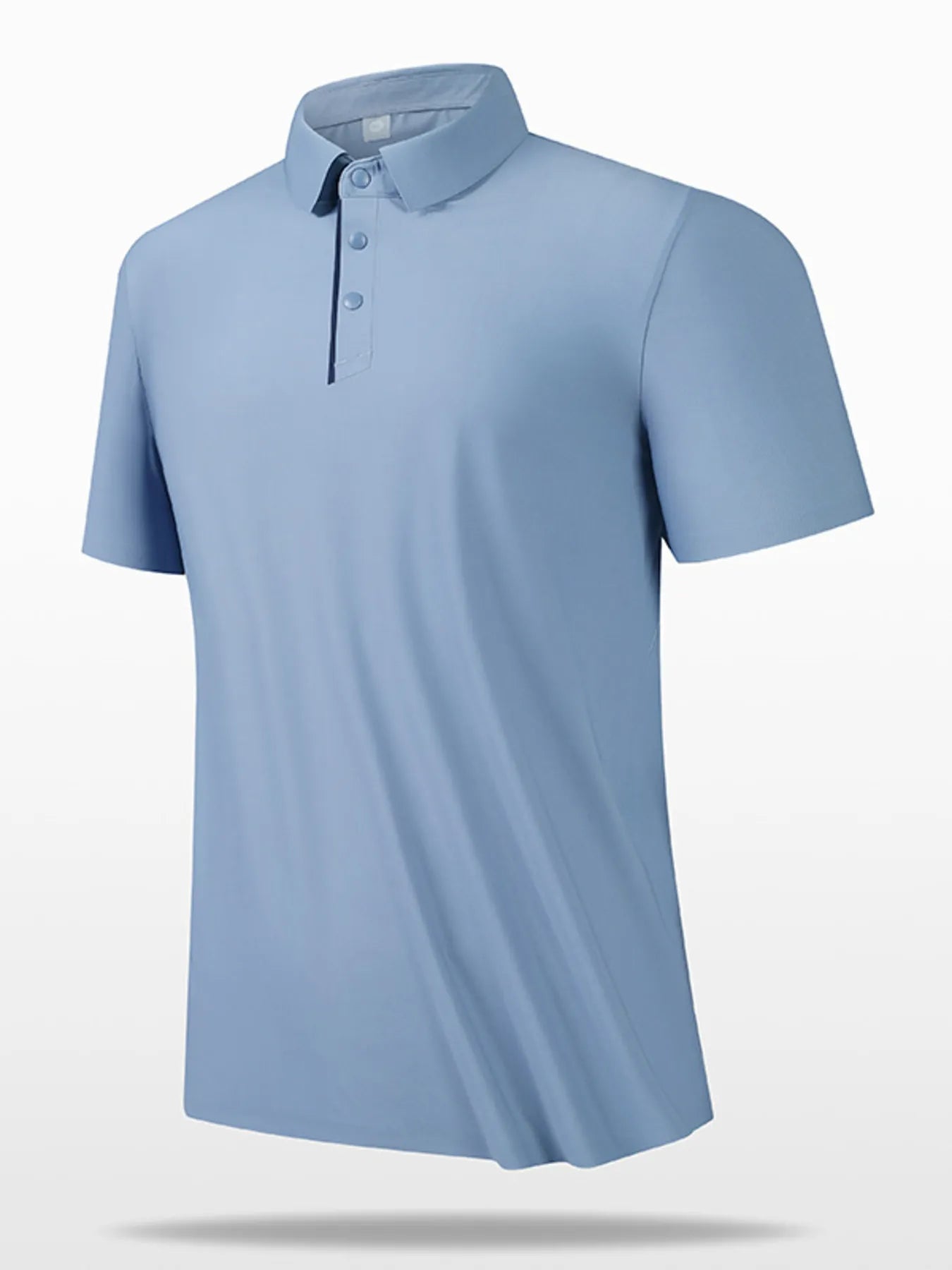 Men's Button Detail Short Sleeve Polos.
