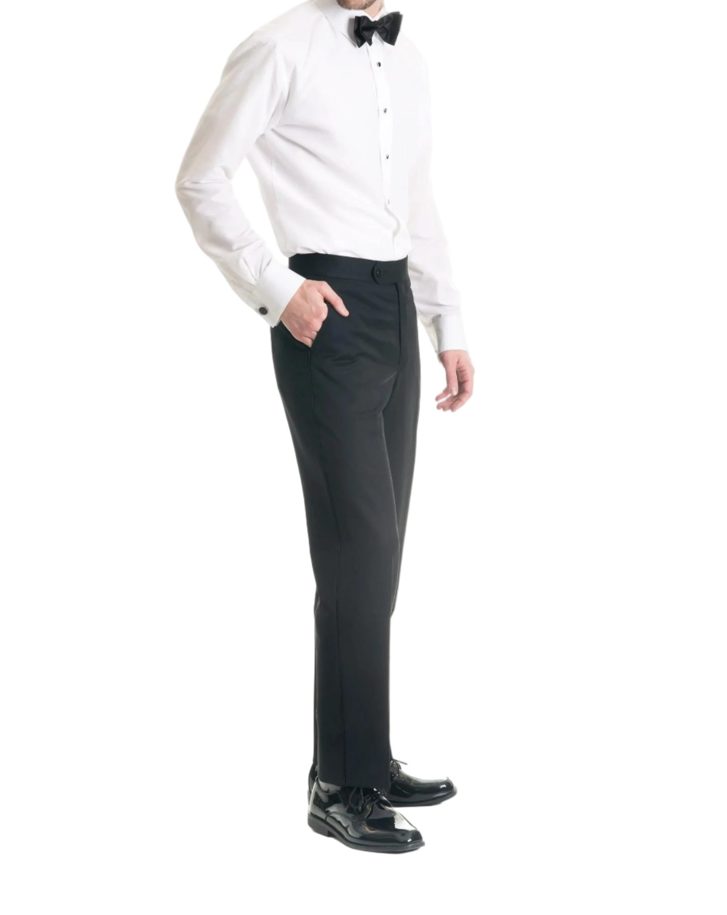 Black Slim Fit Tuxedo Pant Tampa Suitable Collection