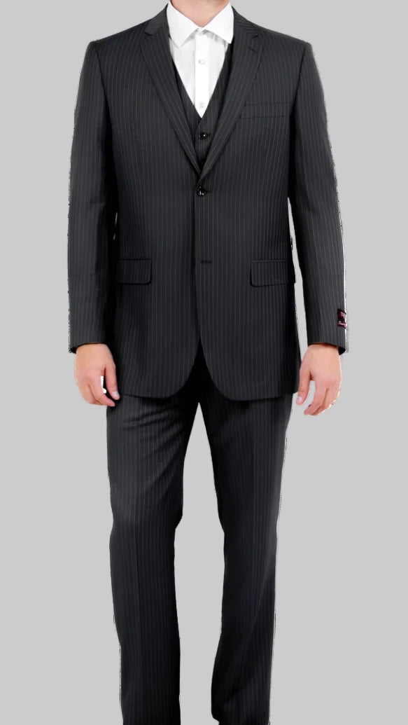 Men's Pin Stripe Suit Set.