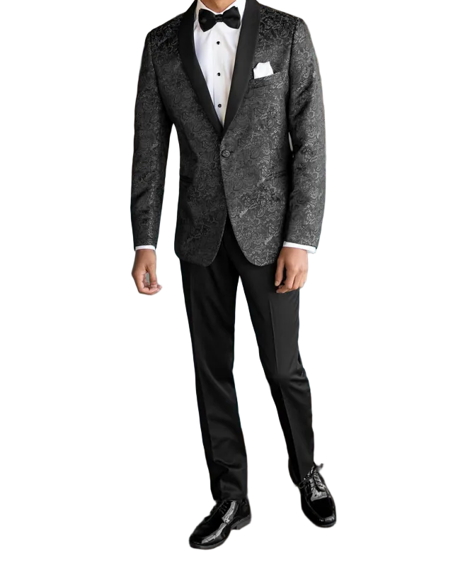 granite Paisley Tuxedo Jacket Tampa Suitable Collection