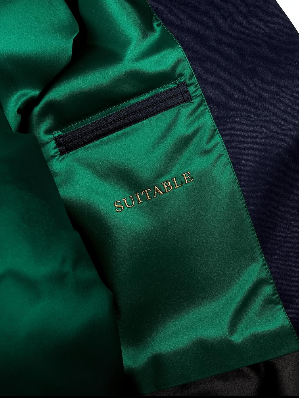 Signature Custom Sage Green Suit.