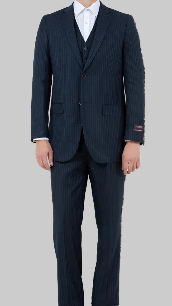 Men's Pin Stripe Suit Set.