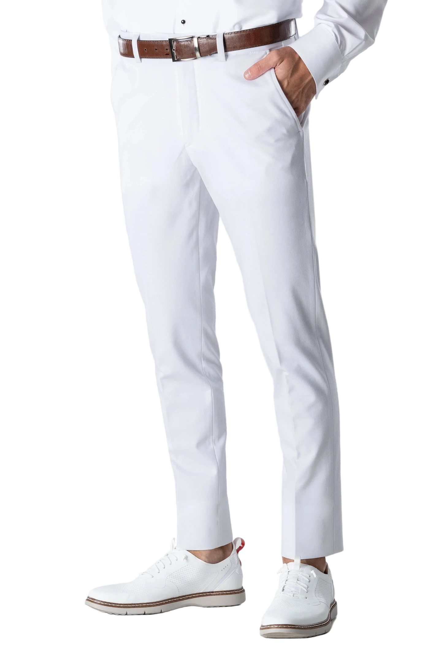 White Euro Tuxedo Pants Tampa Suitable Collection
