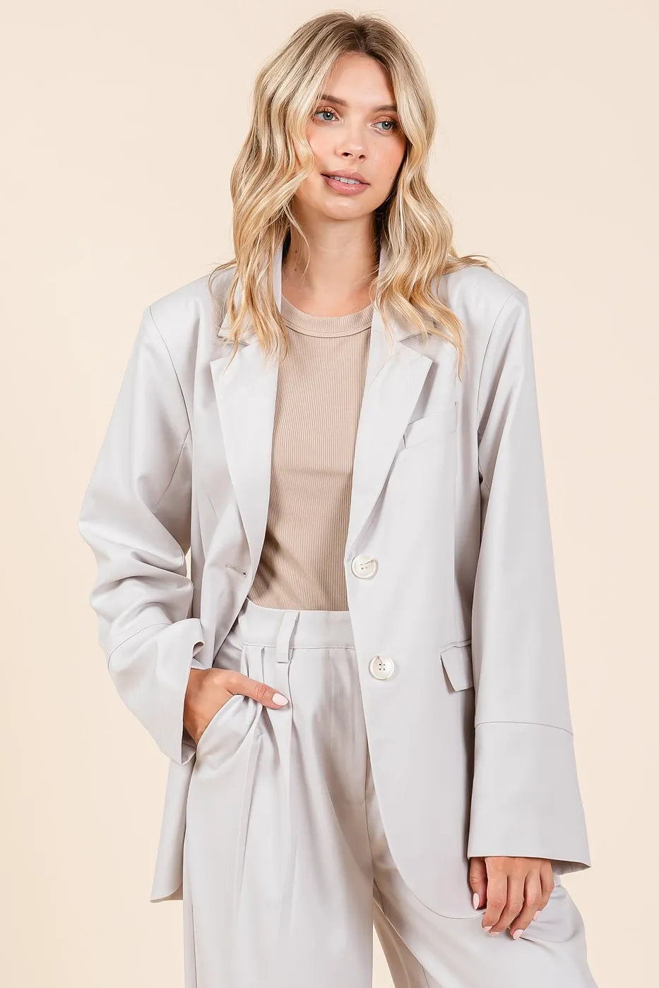 Boyfriend Fit Blazer Jacket Suitable Collection