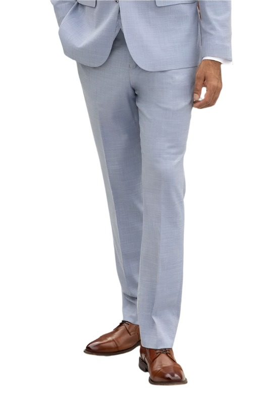 Oxford Blue Men's Stretch Wedding Suit