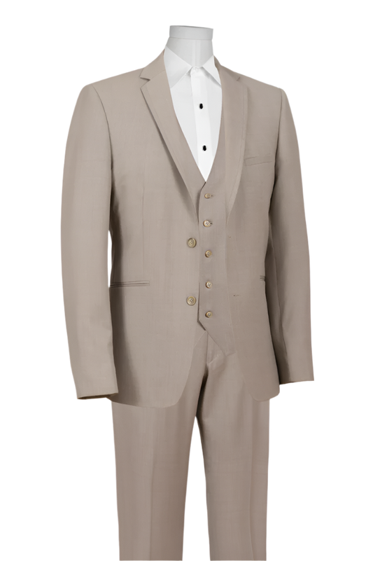 Allure Men's Tan Sand Wedding Suit