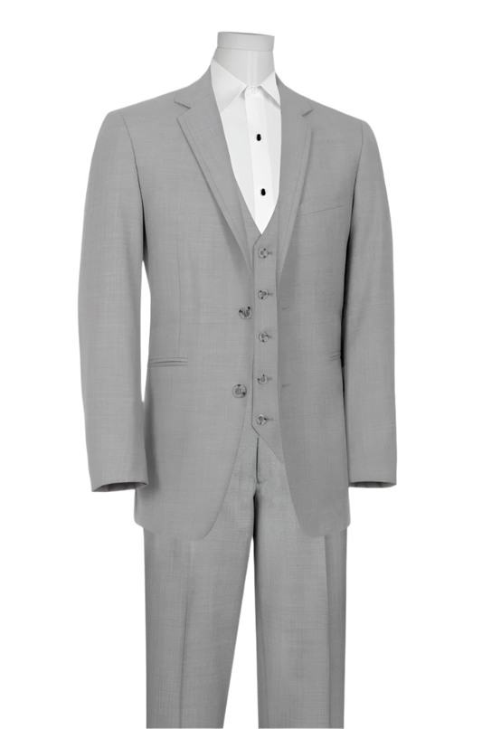 Allure Men's Heather Grey Wedding Suit