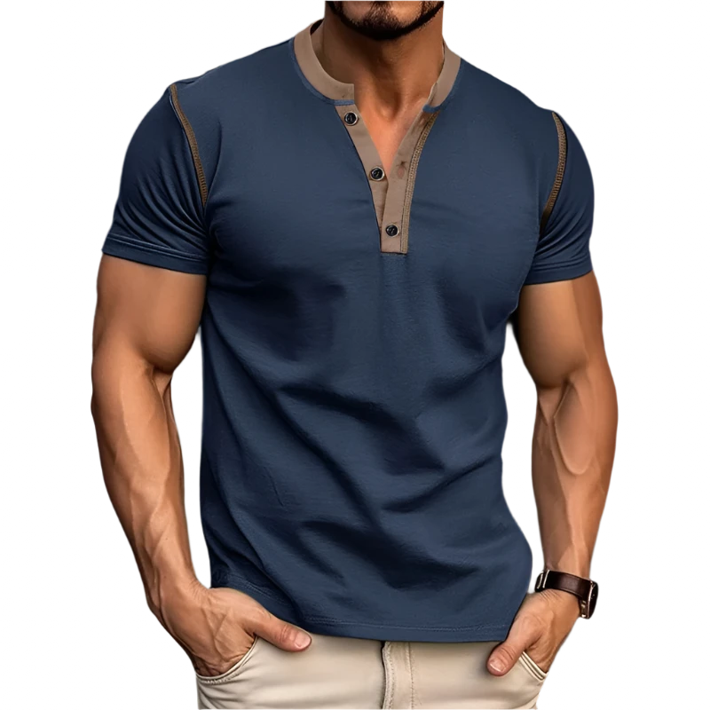 Blue Henley 1