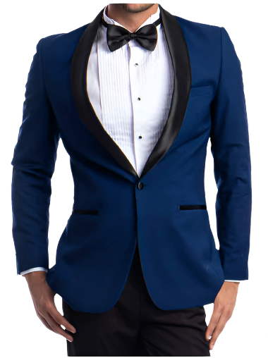 Blue Men's 2 Piece Tuxedo