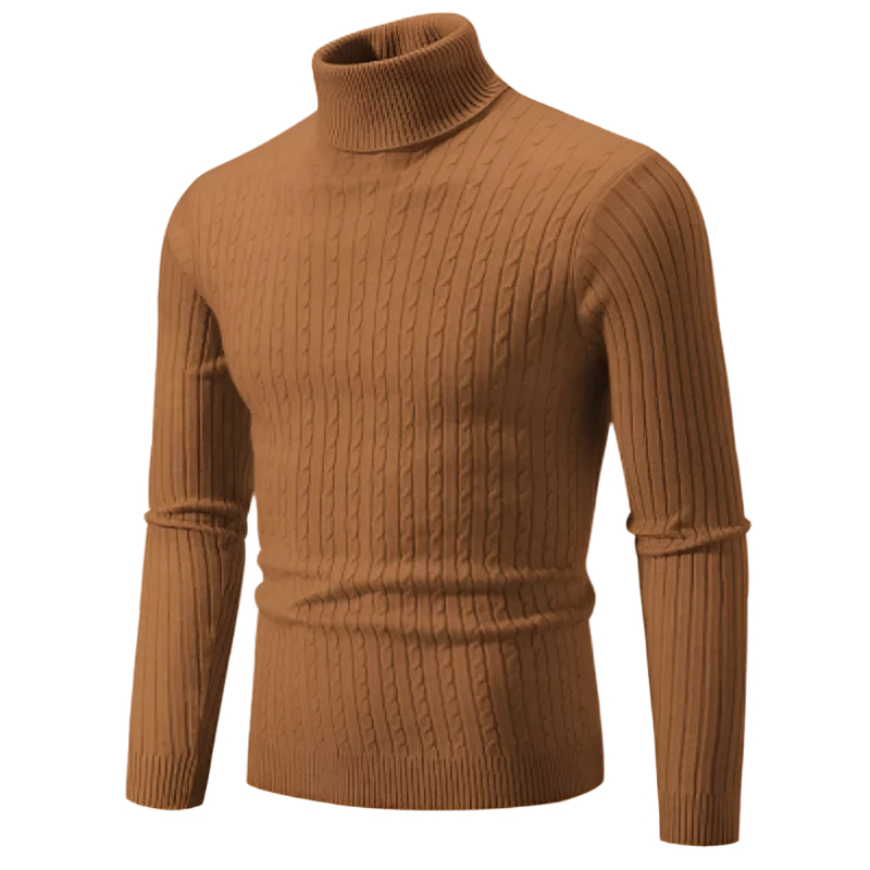 Brown Turtle Neck