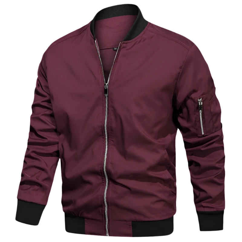 Burgundy Bomber Jacket Suitable Collection