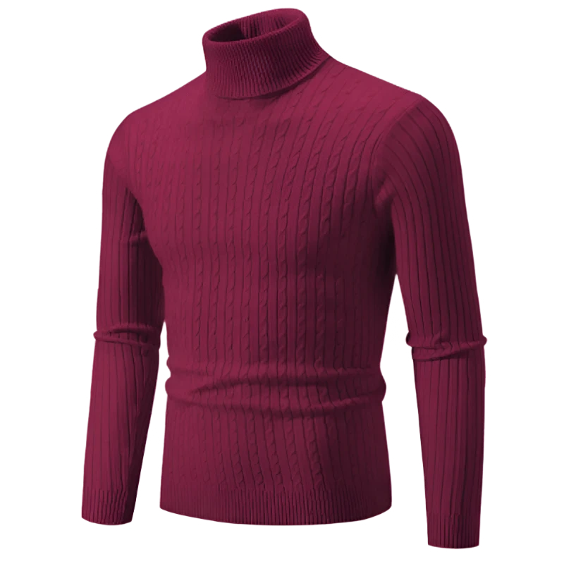 Burgundy Turtle Neck