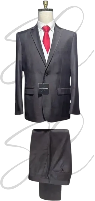 Charcoal Men's Slim Fit Suit 