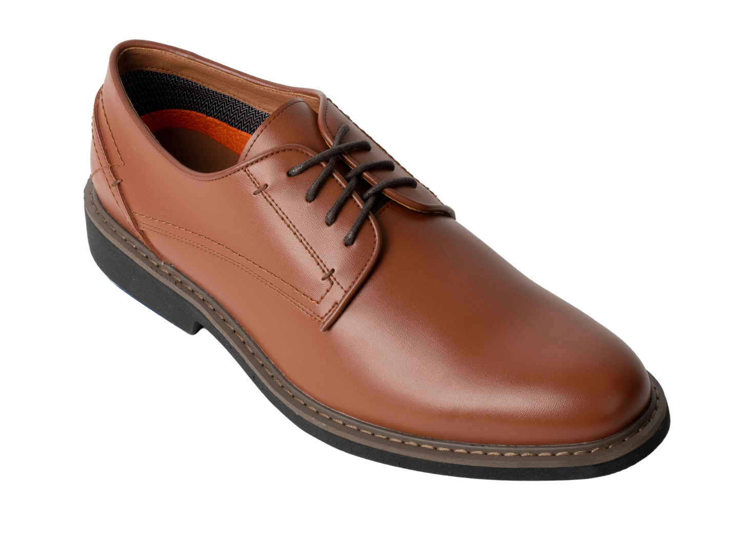 Chestnut Oxford Round Toe Dress Shoe.