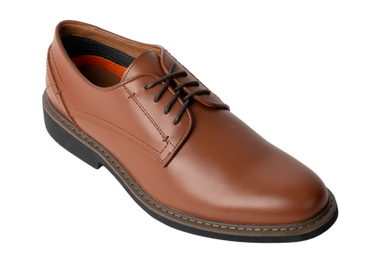 Chestnut Oxford Round Toe Dress Shoe.