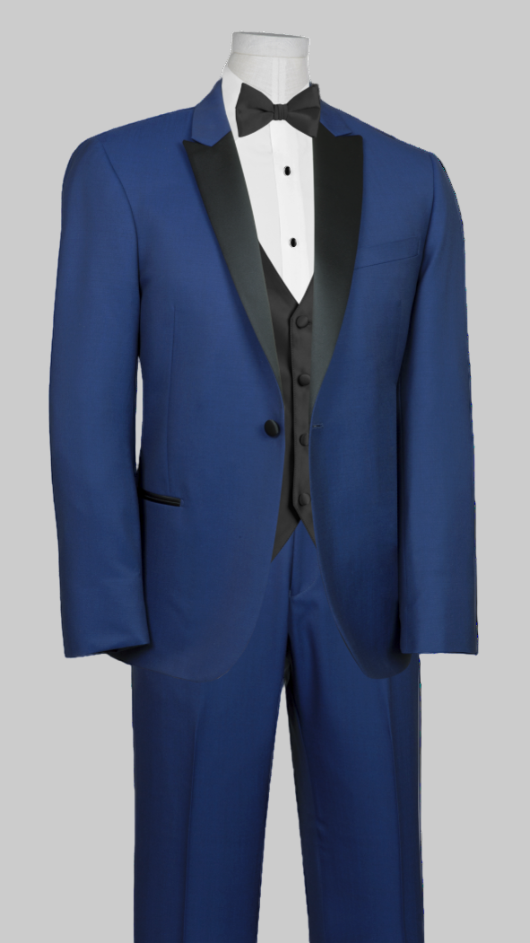 Cobalt Blue Tuxedo Rental.