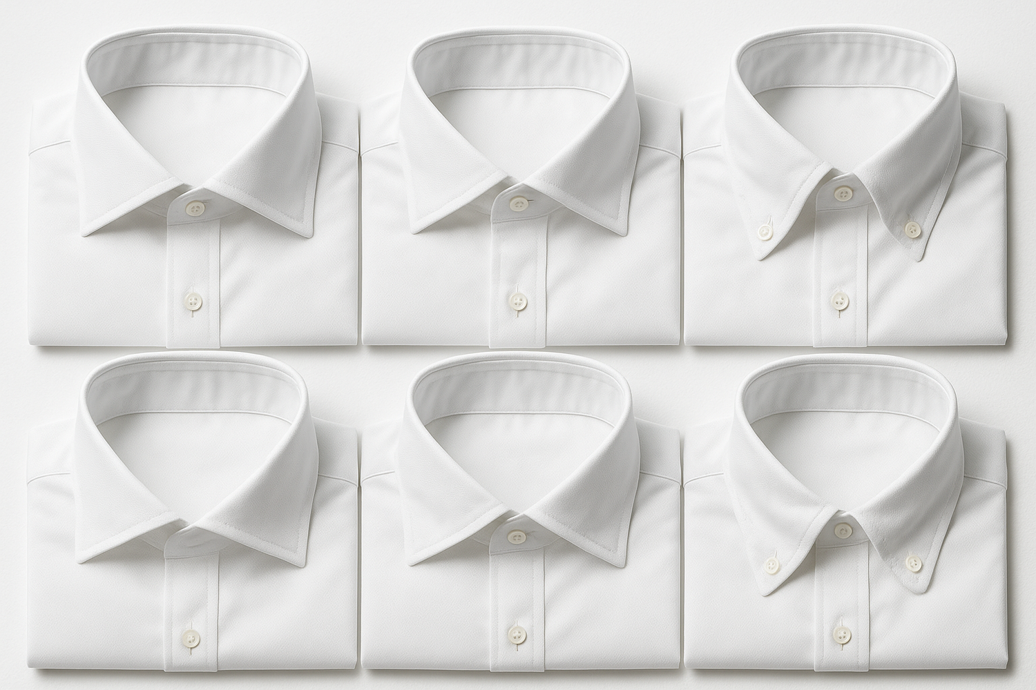 Custom Made Dress Shirts Collar Options