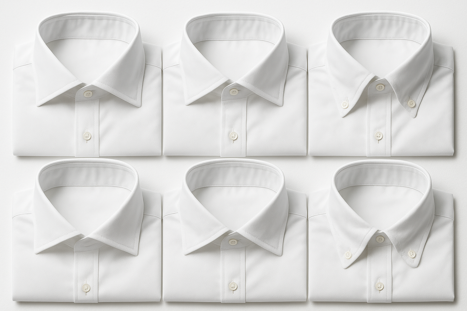Custom Made Dress Shirts Collar Options