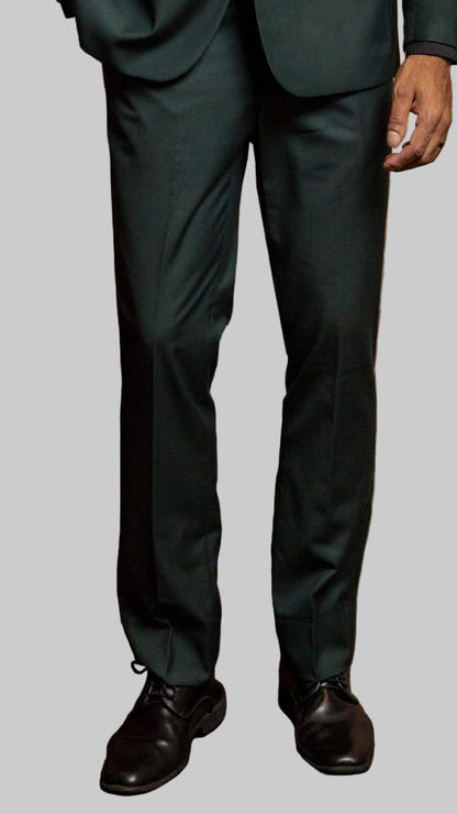Dark Green Stretch Suit
