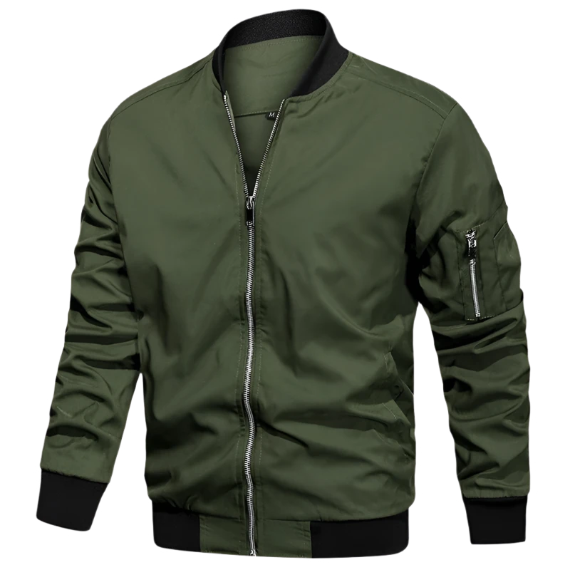 Green Bomber Jacket Main