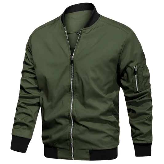 Green Bomber Jacket Main