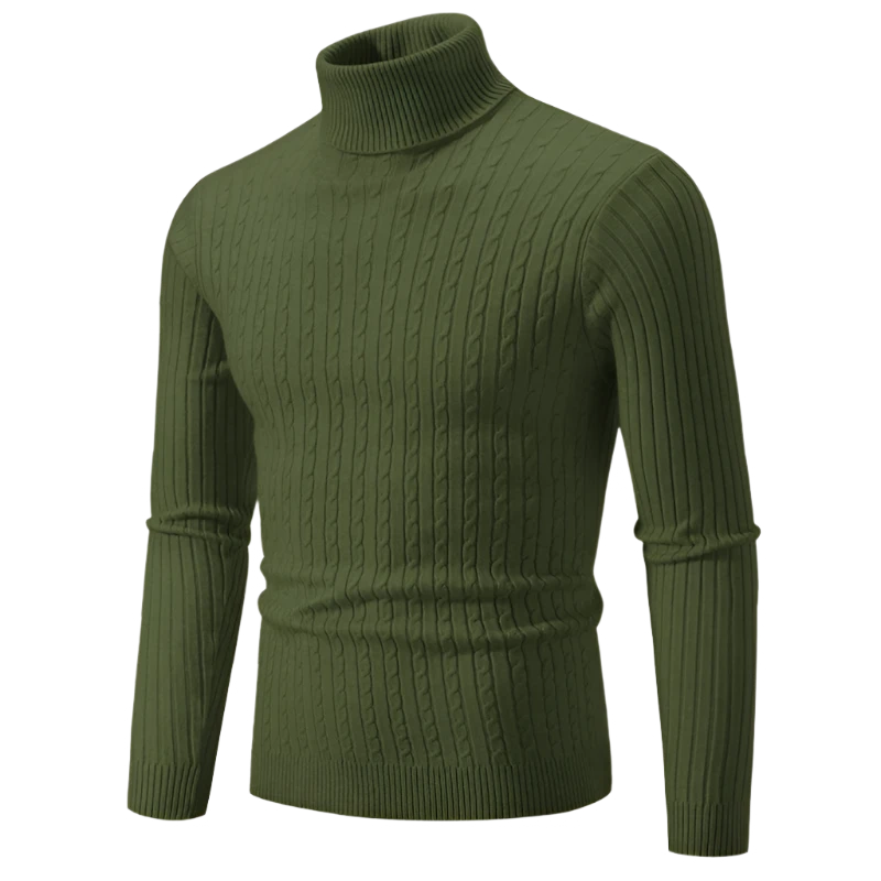 Green Turtle Neck