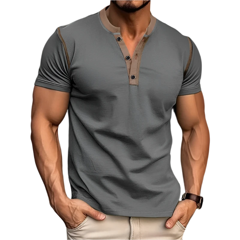 Grey Henley 1