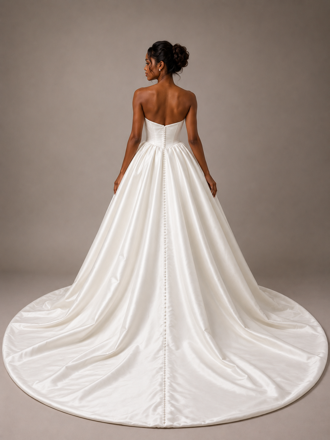 Isabelle – Timeless Satin Ball Gown Wedding Dress