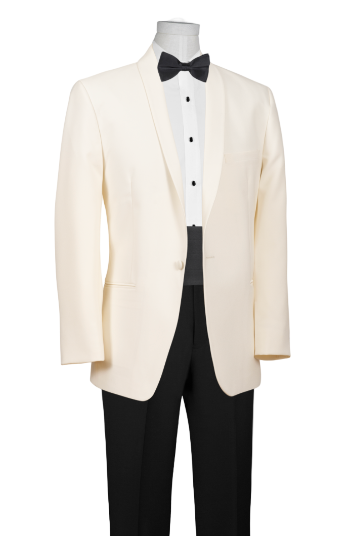 Ivory Shawl Lapel Tuxedo Rental