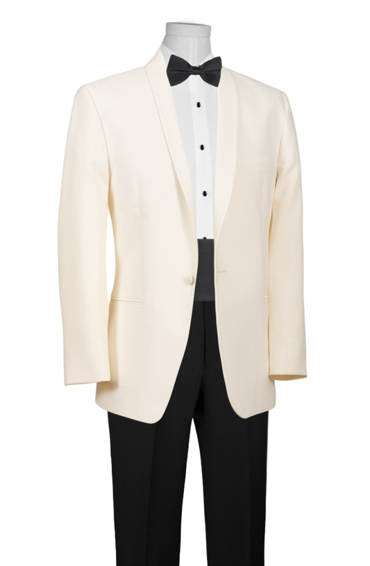 Ivory Shawl Lapel Tuxedo Rental