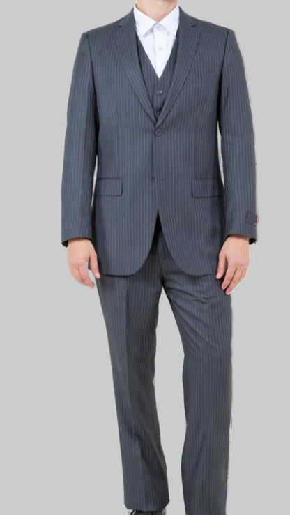Men's Pin Stripe Suit Set.