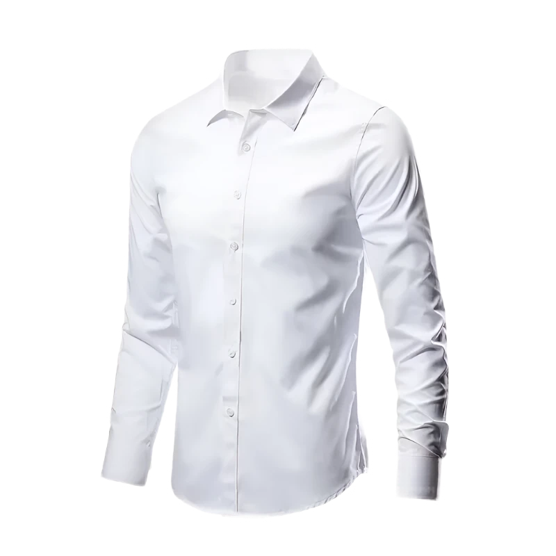 Men's Slim Fit Dress Shirt White