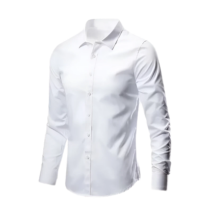 Men's Slim Fit Dress Shirt White