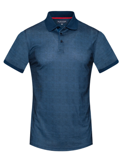 Men's blue fashion polo