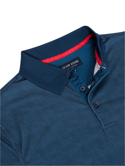 Men's blue fashion polo 2