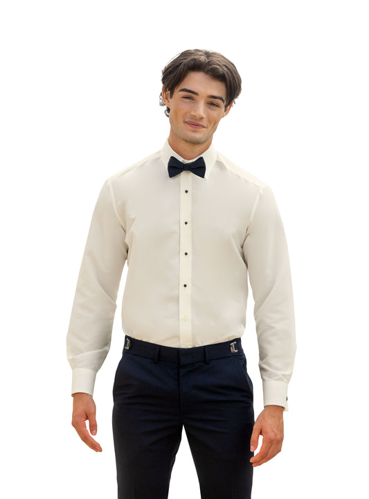 Ivory Microfiber Dress Shirt Rental