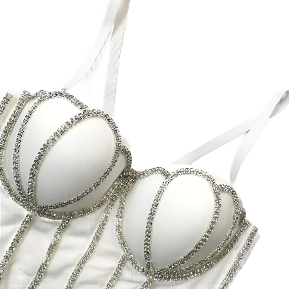 Rhinestone corset 3