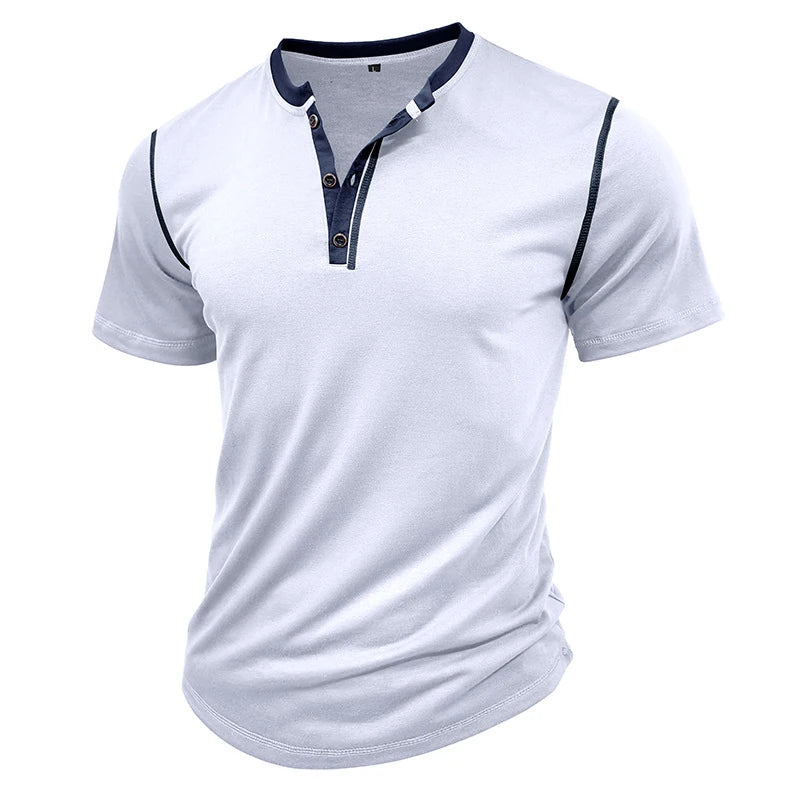 Men's V-Neck Fashion Solid Tee | Suitable Collection