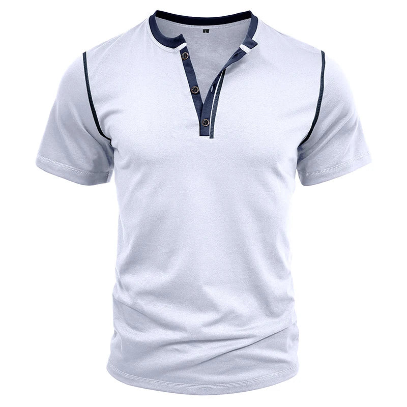 Men's V-Neck Fashion Solid Tee | Suitable Collection